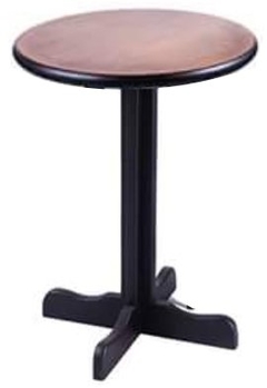 Conjunto Torneado Mesa 70cm Quadrada/Redonda com 2 cadeiras Country - Mesas Club Chapecó - Mesas e cadeiras de madeira para bar e lanchonete