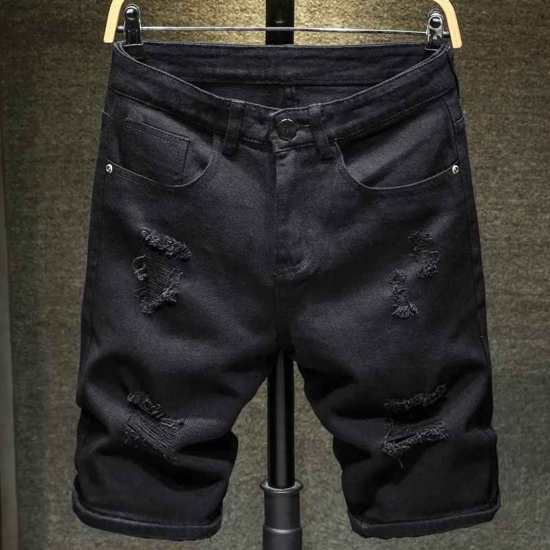 BERMUDA NEGRA DENIM – ROOTT+CO