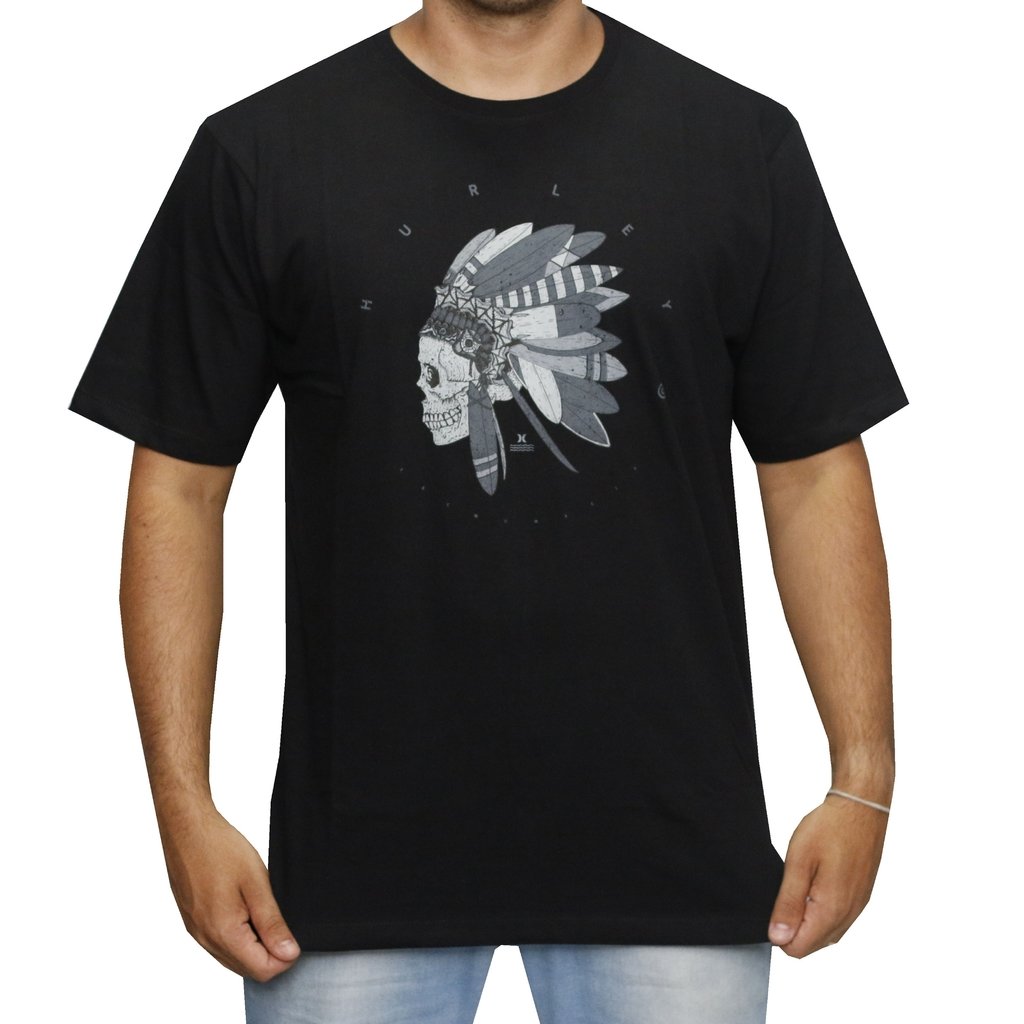 camiseta hurley silk preta