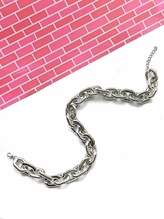Collar cadena plateada KATHY en internet
