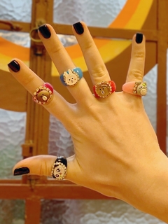Anillo fucsia de osito TEDDY - tienda online