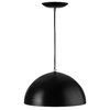 Pendente meia lua 30cm de alumínio 30x15cm varias cores - comprar online