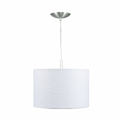 Lustre Cúpula Pendente Dome Estampado Branco Texturizado - comprar online