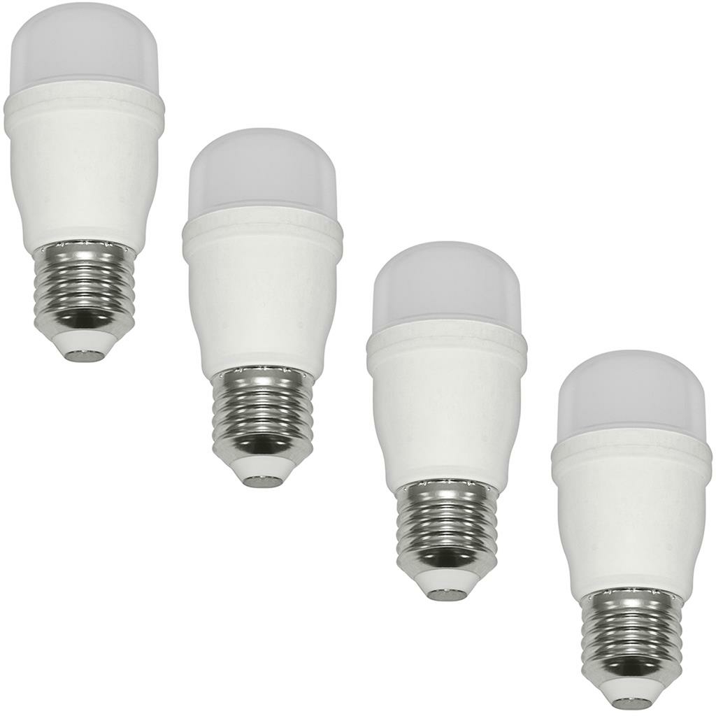 Kit 4 Lâmpadas Led Compacta E27 4,8w 3000k Bivolt