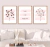 SET DE 3 CUADROS HOME IS MY HAPPY PLACE - comprar online