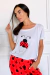Remera manga corta vaquita