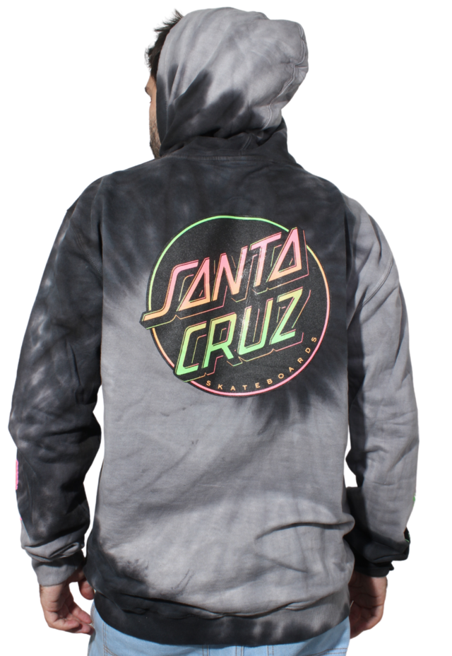 santa cruz moon dot moletom com capuz