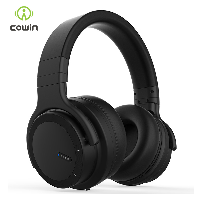 Auricular Cowin E7 ACE Bluetooth + 3.5mm Audio ANC Active Noise Cancelling  Black