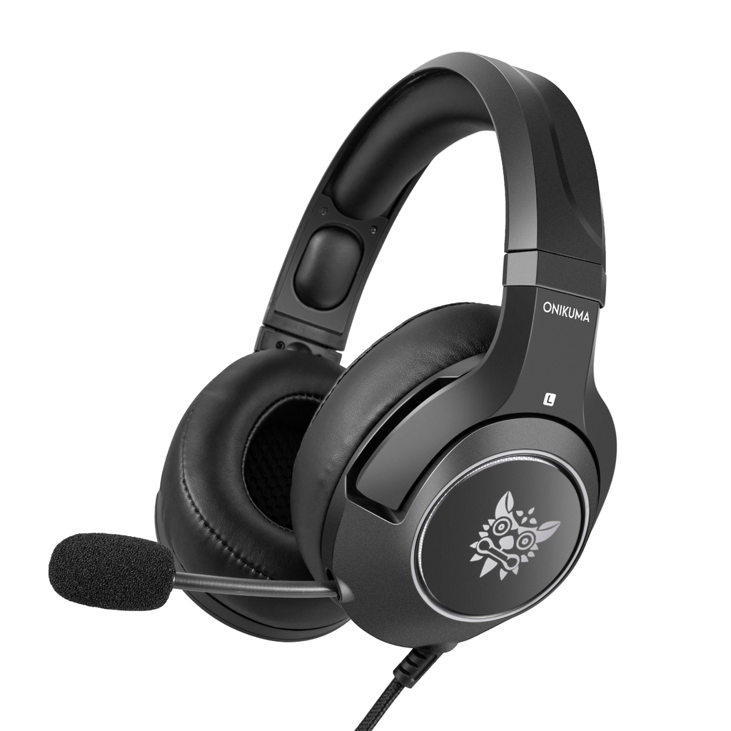 Auricular Gaming Onikuma K9 RGB Graves Profundos para PS4, Xbox One, PC ,  Switch- Negro