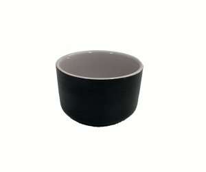 Bowl de ceramica black white 11.5X6cm