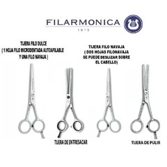 Kit 4 Tijeras Profesionales Filarmonica - FYLAX