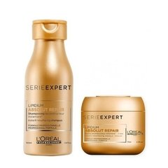 Kit Loréal Absolut Repair Shampoo + Máscara Tratamiento x 100 ml