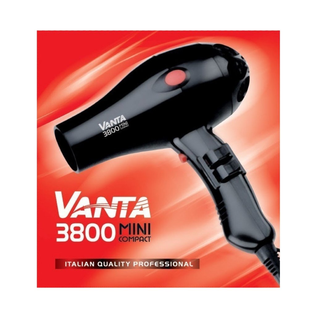 Secador Vanta 3800 Mini Compact Negro - FYLAX