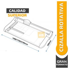 Cizalla rotativa Dasa D5 Profesional C/Mesa B0 1500 mm - comprar online