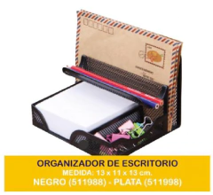 ORGANIZADOR DE ESCRITORIO METAL P/SOBRES Mod. 449/8