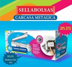 SELLADORA DE BOLSAS IBI METALICA 20CM