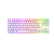 T-Dagger Teclado mecanico Bora RGB Red Switch Blanco
