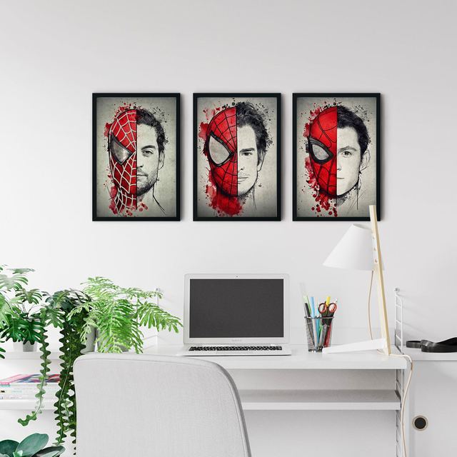 Set de 3 Cuadros Spiderman - Oz Cuadros Decorativos