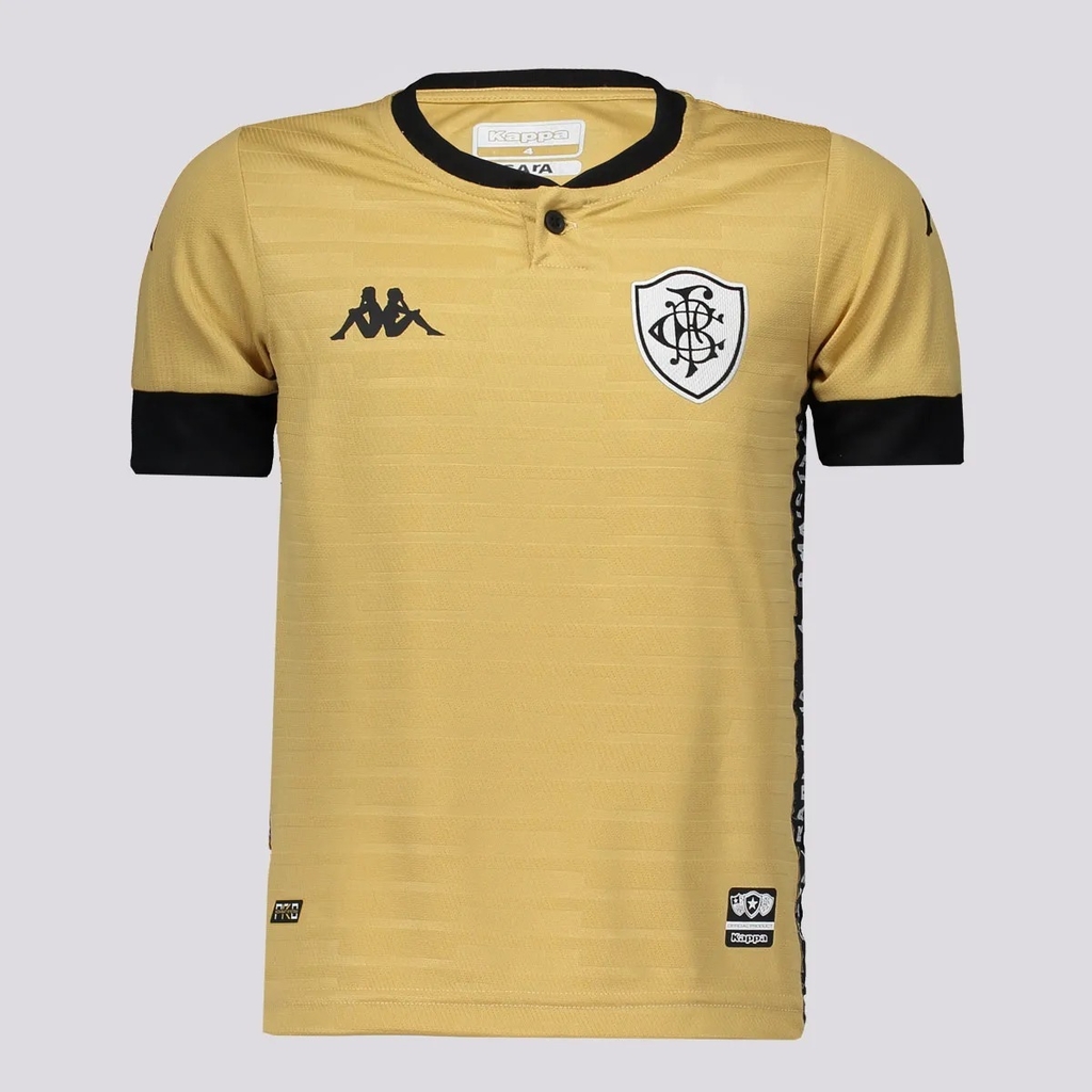 Camisa Botafogo Juvenil Dourada 2021 | Produto do Botafogo