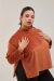 Sweater RAINBOW, Terracota