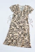 Vestido MAR, Animal Print Beige