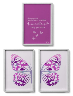 KIT Mariposas - 1 Plaza y 1/2 - TORI - Pequeños diseños