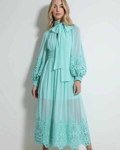 Vestido AR Romantic Turquesa