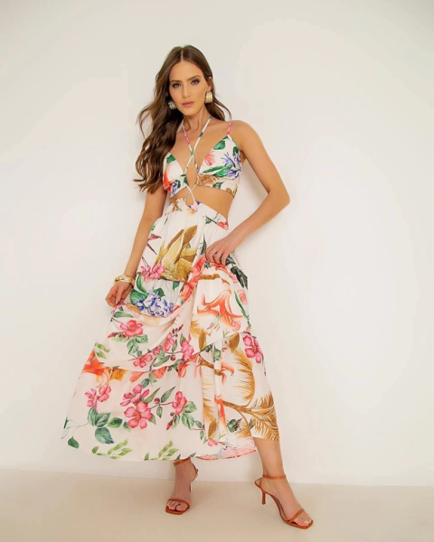 Vestido AR Babados Megan
