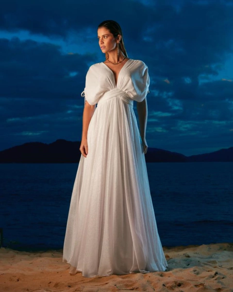 Vestido RL Noronha Off White