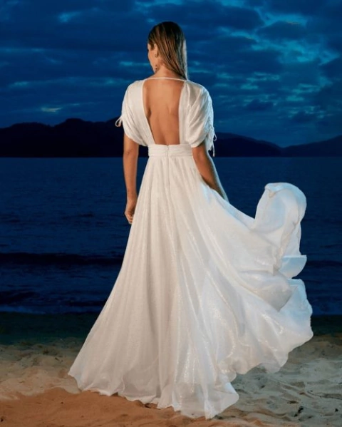 Vestido RL Noronha Off White