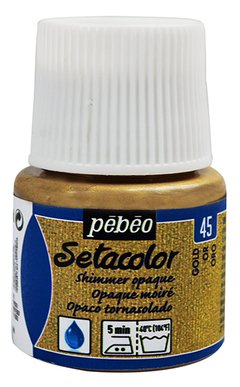 Setacolor Pebeo - Shimmer Opaque (Tornasolado)-45 Gold 45 ml. en internet