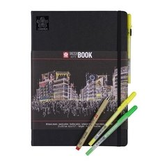 Cuaderno/sketchbook 21x29,7 cm 80 páginas papel negro 140 g en internet