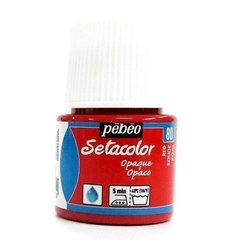 Setacolor Opaque Pebeo - 80 Rojo 45 ml. en internet
