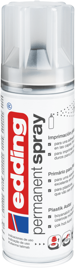 Spray Permanente imprimante para plástico 200ml Edding