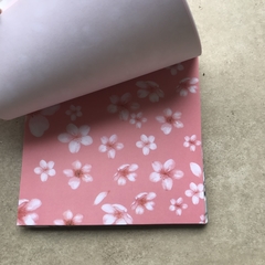Block surtido "Florece Okinawa" (edición capsula jardín japones - 120 papeles, 15x15 cm , simple faz) - Felicidad DIY Market