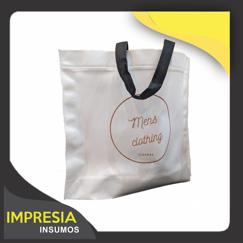Bolsas de friselina con fuelle y manijas de colgar (30x40cm)