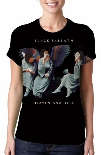 camiseta black sabbath heaven and hell