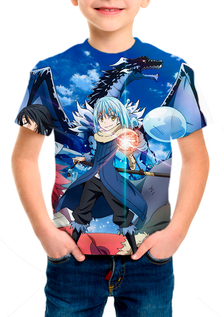 camiseta infantil anime