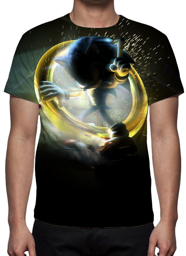 camiseta do sonic adulto