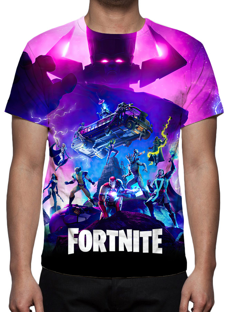 camiseta fortnite masculina