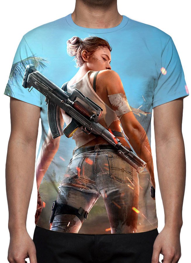 blusa masculina free fire