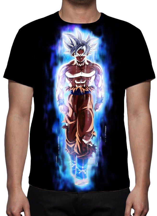 Camiseta Goku Ultra Instinto Dominado Mod 03 - Estampa Total Camiseta Goku Ultra Instinto Dominado Mod 03 - Estampa Total