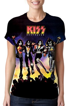 Camiseta Kiss Destroyer - Estampa Total
