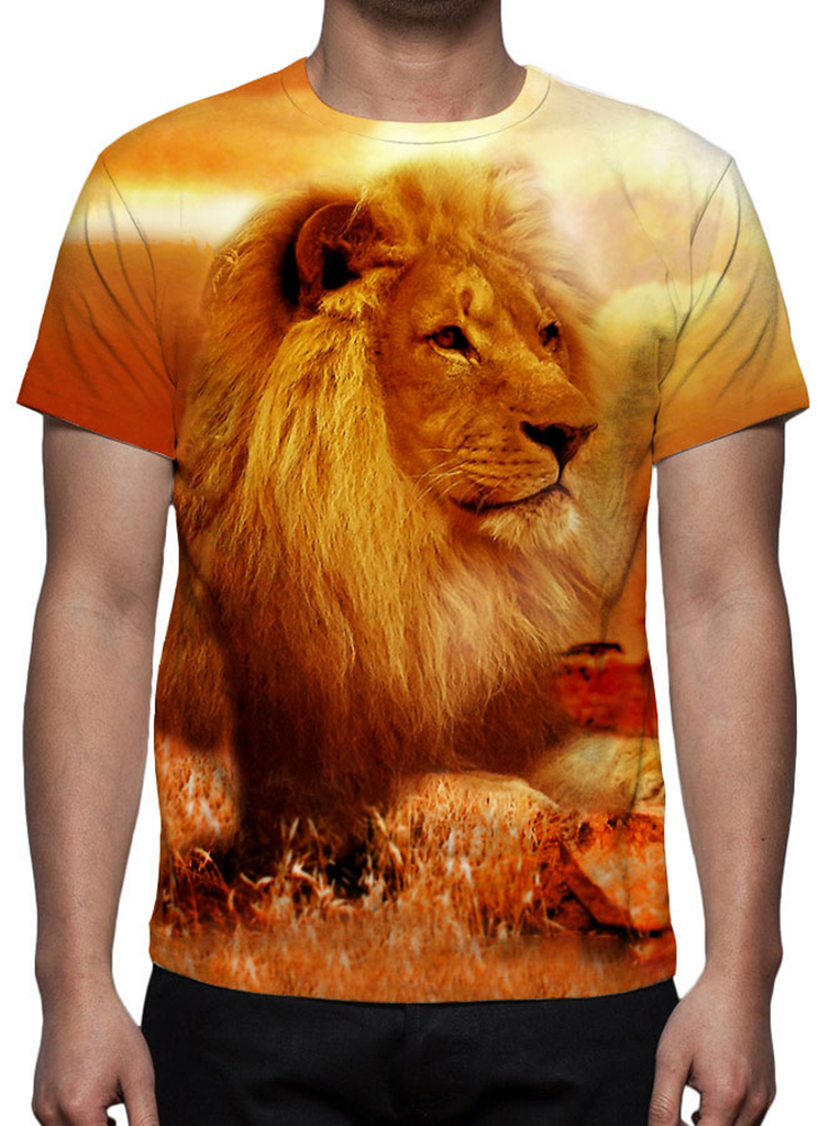 Camiseta Leão da Tribo de Judá - Estampa Total