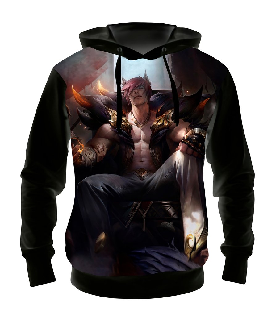 lol moletom com capuz and pants set