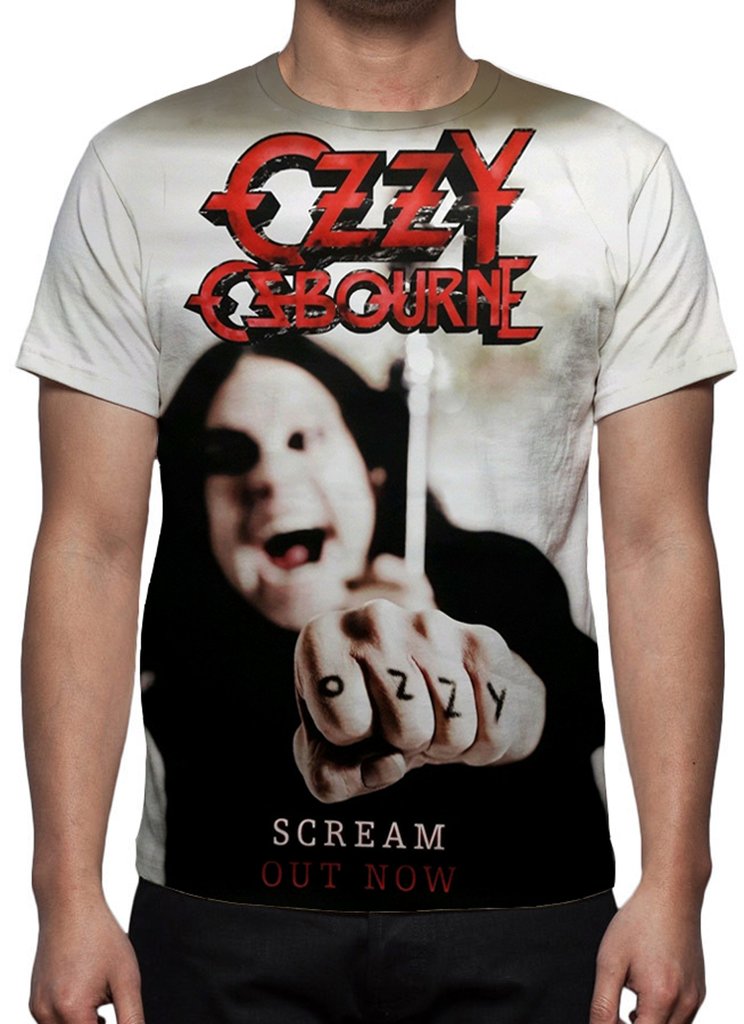 Camiseta Ozzy Osbourne Scream Mod 02 - Estampa Total