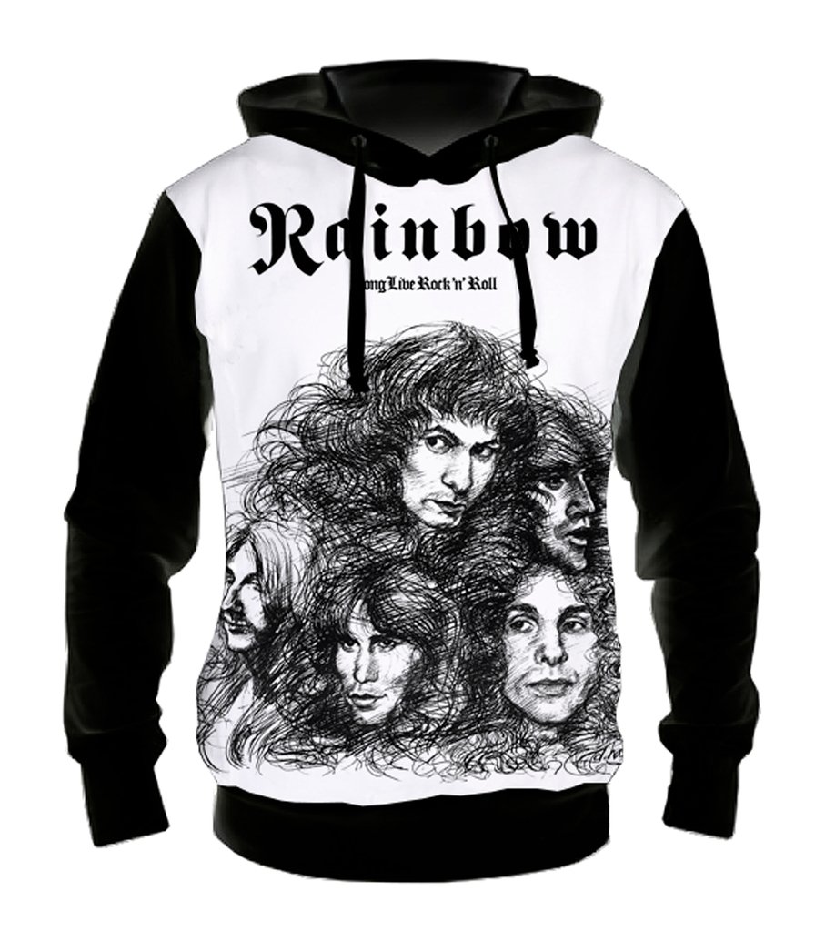 rainbow moletom com capuzs