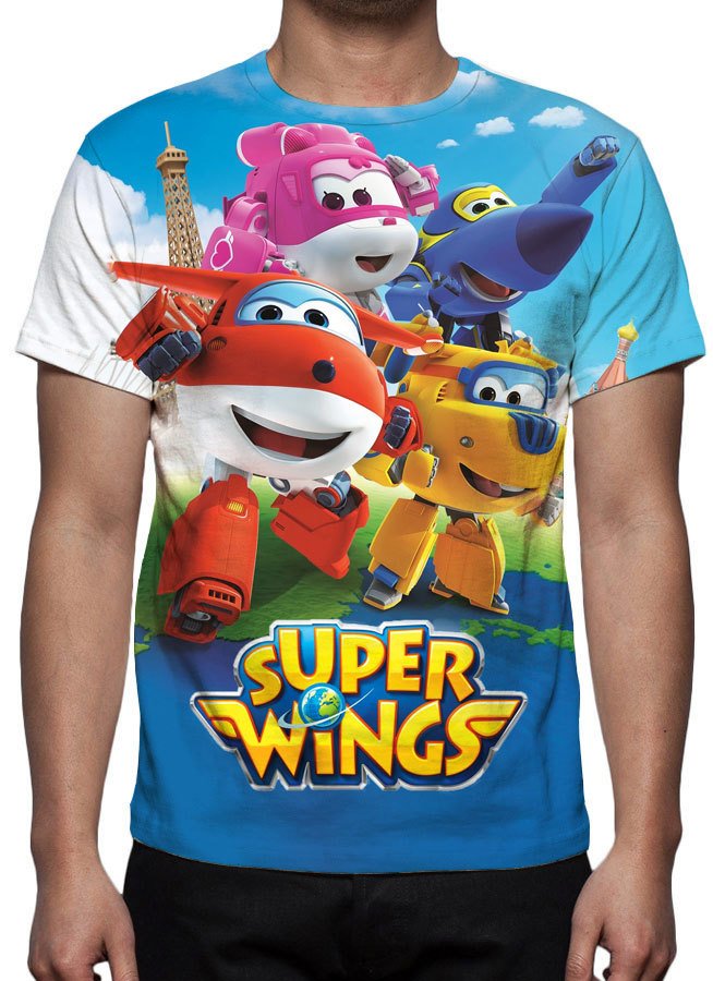 Camiseta Super Wings - Estampa Total