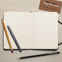 Sketchbook Príncipe e Raposa - Design Feito à Mão