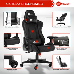Sillon Gamer Melon Butaca 91040 Modelo 2021 - tienda online